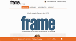 Desktop Screenshot of frame.ch